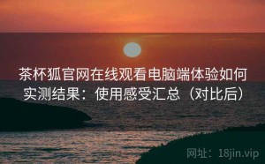 茶杯狐官网在线观看电脑端体验如何实测结果：使用感受汇总（对比后）