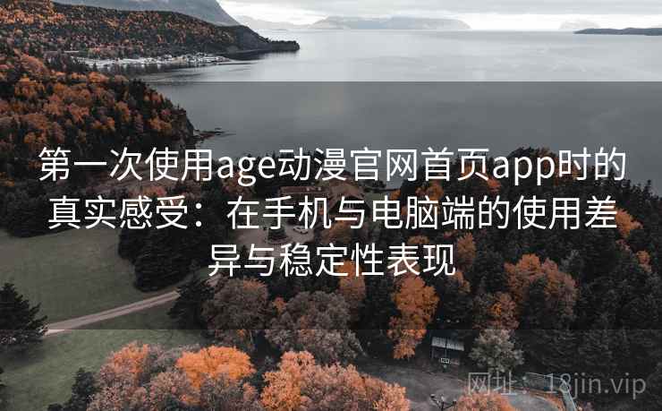第一次使用age动漫官网首页app时的真实感受：在手机与电脑端的使用差异与稳定性表现