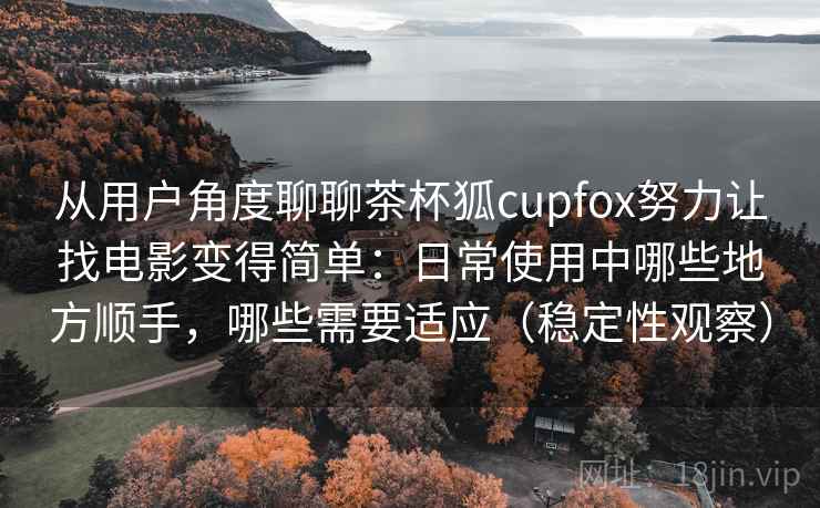 从用户角度聊聊茶杯狐cupfox努力让找电影变得简单：日常使用中哪些地方顺手，哪些需要适应（稳定性观察）
