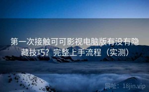 第一次接触可可影视电脑版有没有隐藏技巧？完整上手流程（实测）