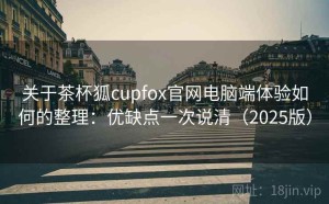 关于茶杯狐cupfox官网电脑端体验如何的整理：优缺点一次说清（2025版）