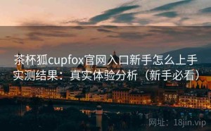 茶杯狐cupfox官网入口新手怎么上手实测结果：真实体验分析（新手必看）
