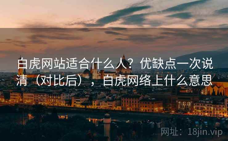 白虎网站适合什么人？优缺点一次说清（对比后），白虎网络上什么意思