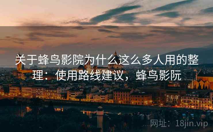 关于蜂鸟影院为什么这么多人用的整理:使用路线建议,蜂鸟影阮 关于蜂鸟影院为什么这么多人用的整理:使用路线建议,蜂鸟影阮