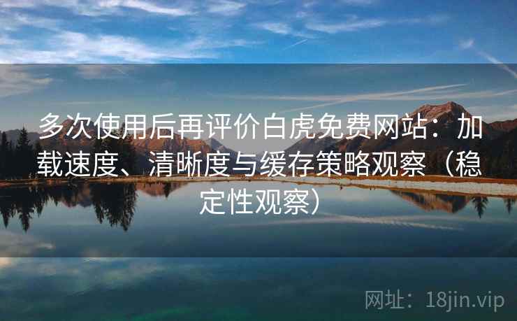 多次使用后再评价白虎免费网站：加载速度、清晰度与缓存策略观察（稳定性观察）