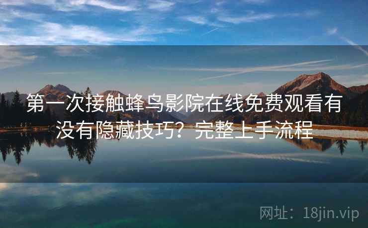 第一次接触蜂鸟影院在线免费观看有没有隐藏技巧？完整上手流程